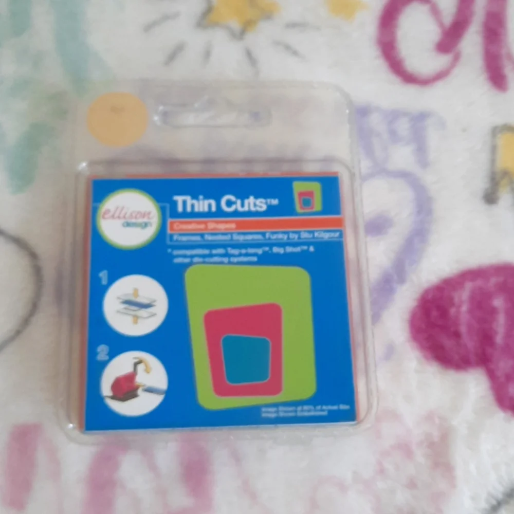 Ellison sizzix thin cuts frames Nested squares - Picture 1 of 3